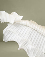 White Bell Sleeve Bodycon Sweater Dress