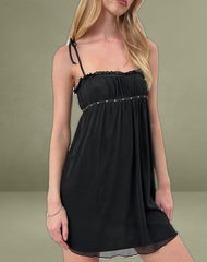 Damiera Mini Dress in Black