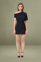 Maria Asymmetric Mini Dress