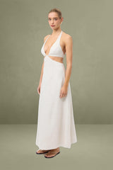 Tahiti Cut Out Halter Dress