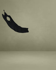 Black A-Line Ruffle Sweater Dress