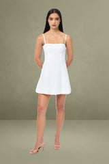 Palm Panel Mini Dress