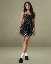 Ramana Mini Dress in 80s Polka Black
