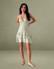 Nenita Mini Dress in Parma Violet