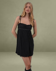 Damiera Mini Dress in Black
