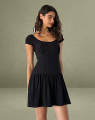 Ohayo Mini Dress in Black