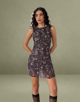 Renata Mini Dress Botanical Brown