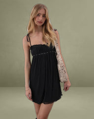 Damiera Mini Dress in Black