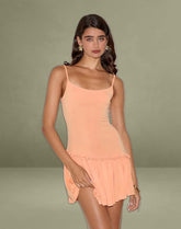 Suvi Cami Mini Dress in Coral