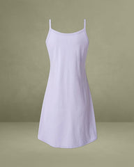 Purple A-Line Slip Mini Dress