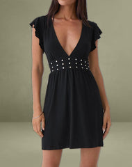 Leisoa Mini Dress in Black