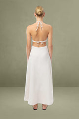 Tahiti Cut Out Halter Dress