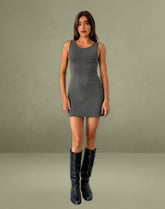 Onami Mini Dress in Grey