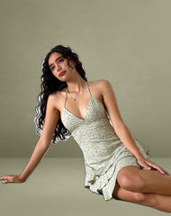 Nenita Mini Dress in Parma Violet