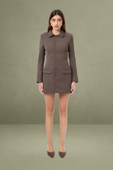 Oyster Suit Mini Dress