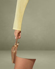 Yellow Square Neck A-Line Mini Dress