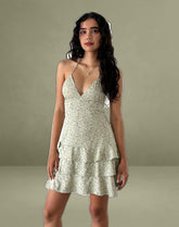 Nenita Mini Dress in Parma Violet