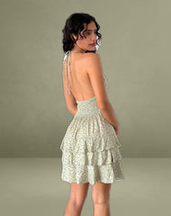 Nenita Mini Dress in Parma Violet