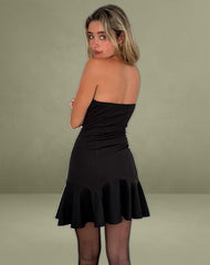 Snana Mini Dress in Tailoring Black