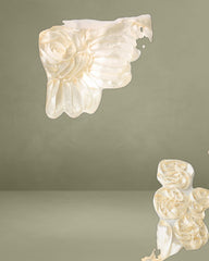 White Jacquard Bodycon Mini Dress