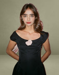 Radovan Midi Dress in Black