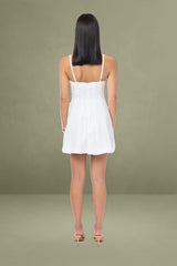 Palm Panel Mini Dress