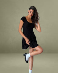 Ohayo Mini Dress in Black