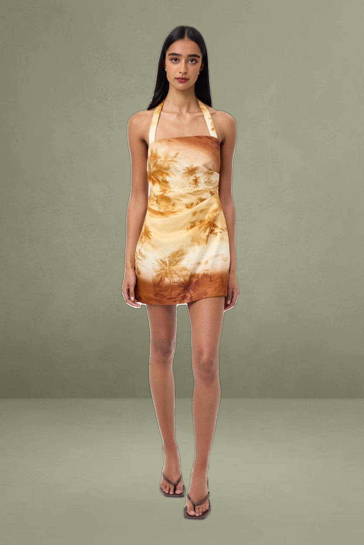 Maui Halter Mini Dress