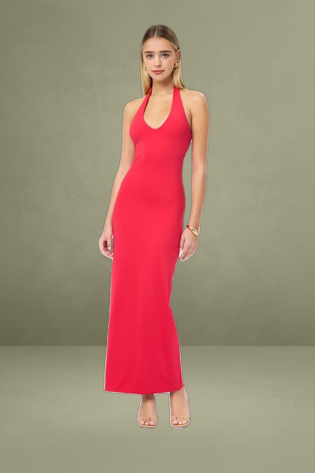 Stella Halter Maxi Dress