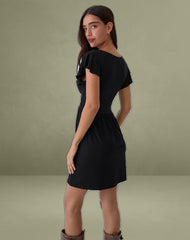Leisoa Mini Dress in Black