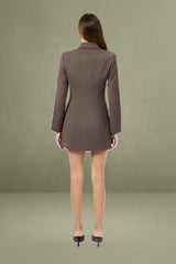 Oyster Suit Mini Dress