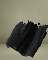 Black Polka Dot Sheer Sleeve Mini Dress