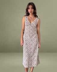 Lavisha Midi Dress in Pretty Ditsy