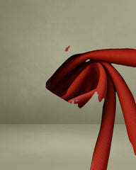 Brick Red Cowl Neck Sleeveless Midi Dress