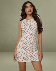 Ayana Mini Dress in Pretty Dainty Flower