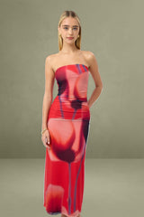 Flora Strapless Dress