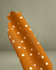 Yellow Polka Dot Ruffled Wrap Dress