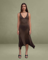 Rabindra Maxi Dress in Brown