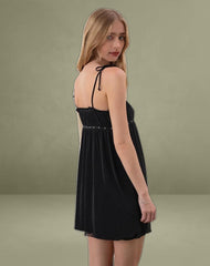 Damiera Mini Dress in Black
