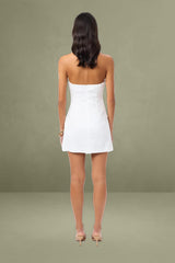 Palm Halter Mini Dress