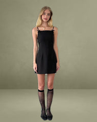 Aketi Mini Dress in Black