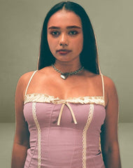 Shirina Dress in Tailoring Dusky Pink