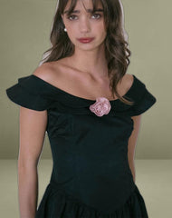 Radovan Midi Dress in Black