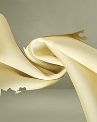 Yellow V Neck Ruffle Mermaid Midi Dress