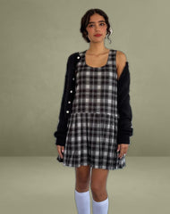 Namaya Mini Dress in Black White Check